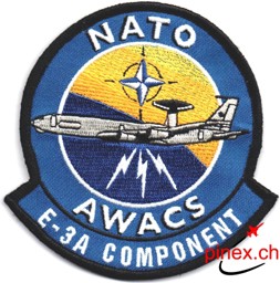 Picture of Nato Awacs E-3A Component Patch Abzeichen Blau offiziell